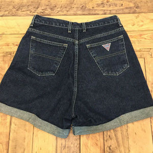 Vintage Guess Jeans USA High Waist Denim Mom Short